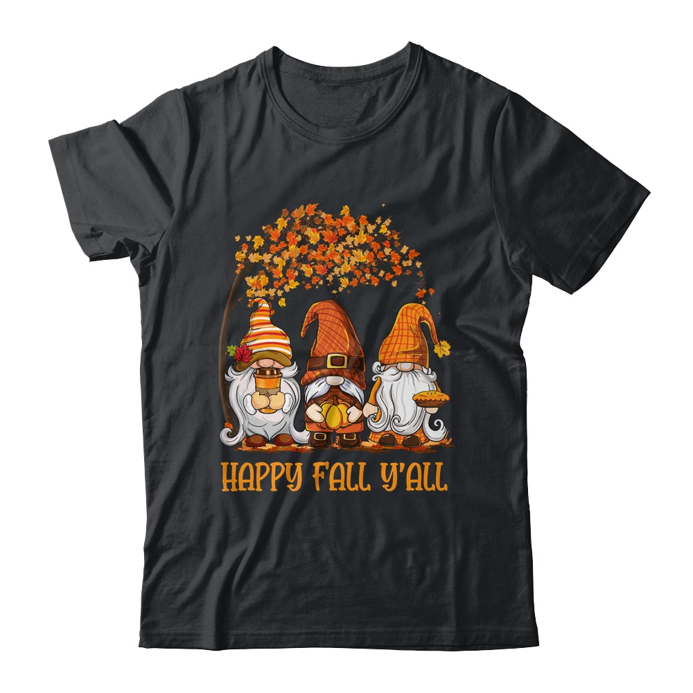 Happy Fall Y'all Gnomes Pumpkin Spice Season Gnome Autumn Shirt & Hoodie | teecentury