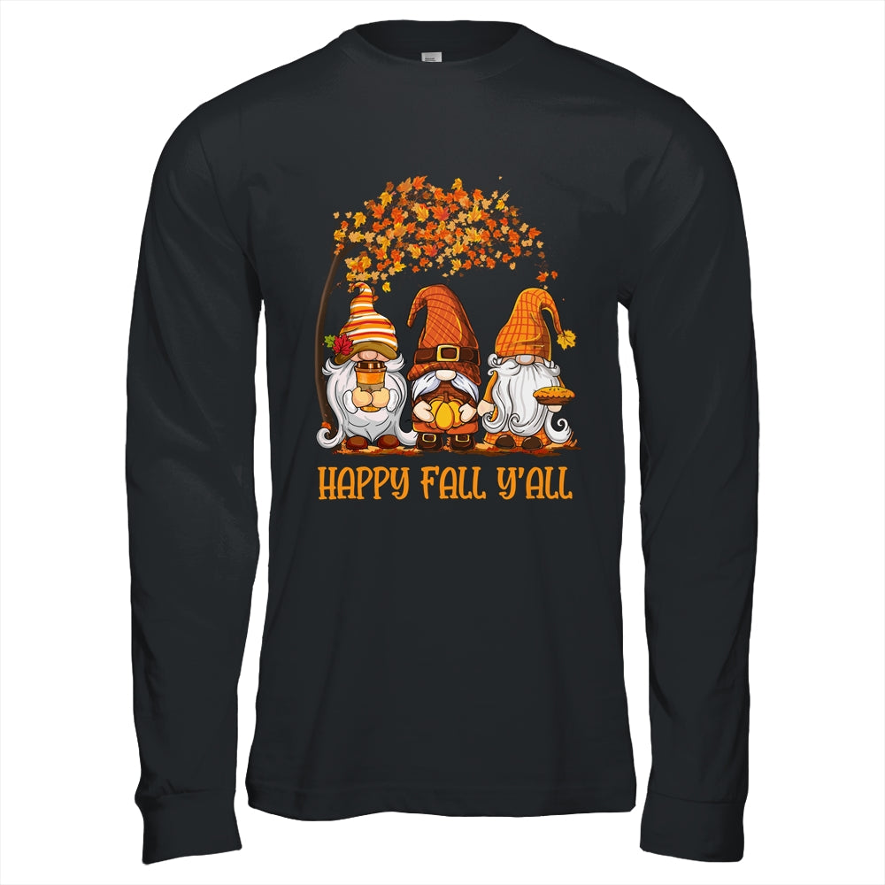Happy Fall Y'all Gnomes Pumpkin Spice Season Gnome Autumn Shirt & Hoodie | teecentury