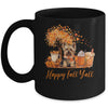Happy Fall Y'all Yorkie Autumn Pumpkin Spice Latte Mug | teecentury