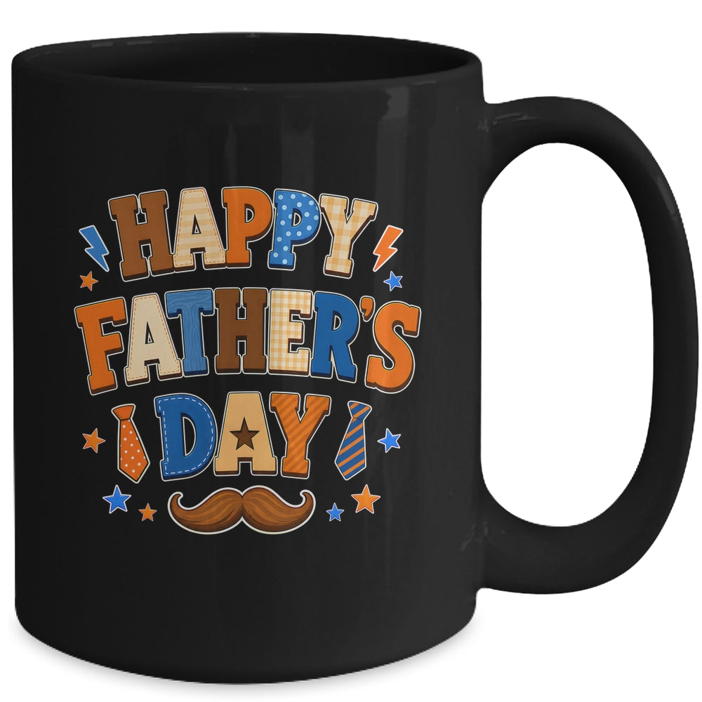 Happy Father Day Colorful Costume Dad Lover Family Kids Mug | teecentury