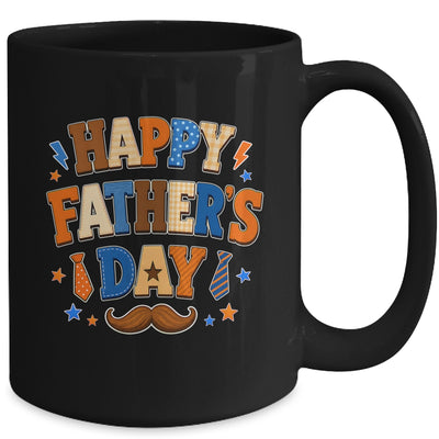 Happy Father Day Colorful Costume Dad Lover Family Kids Mug | teecentury