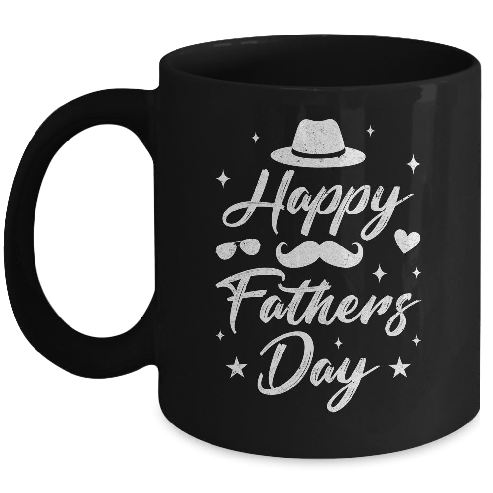 Happy Fathers Day 2024 For Men Dad Papa Grandpa Love Family Mug | teecentury