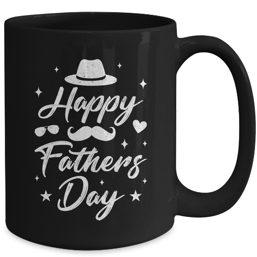 Happy Fathers Day 2024 For Men Dad Papa Grandpa Love Family Mug | teecentury