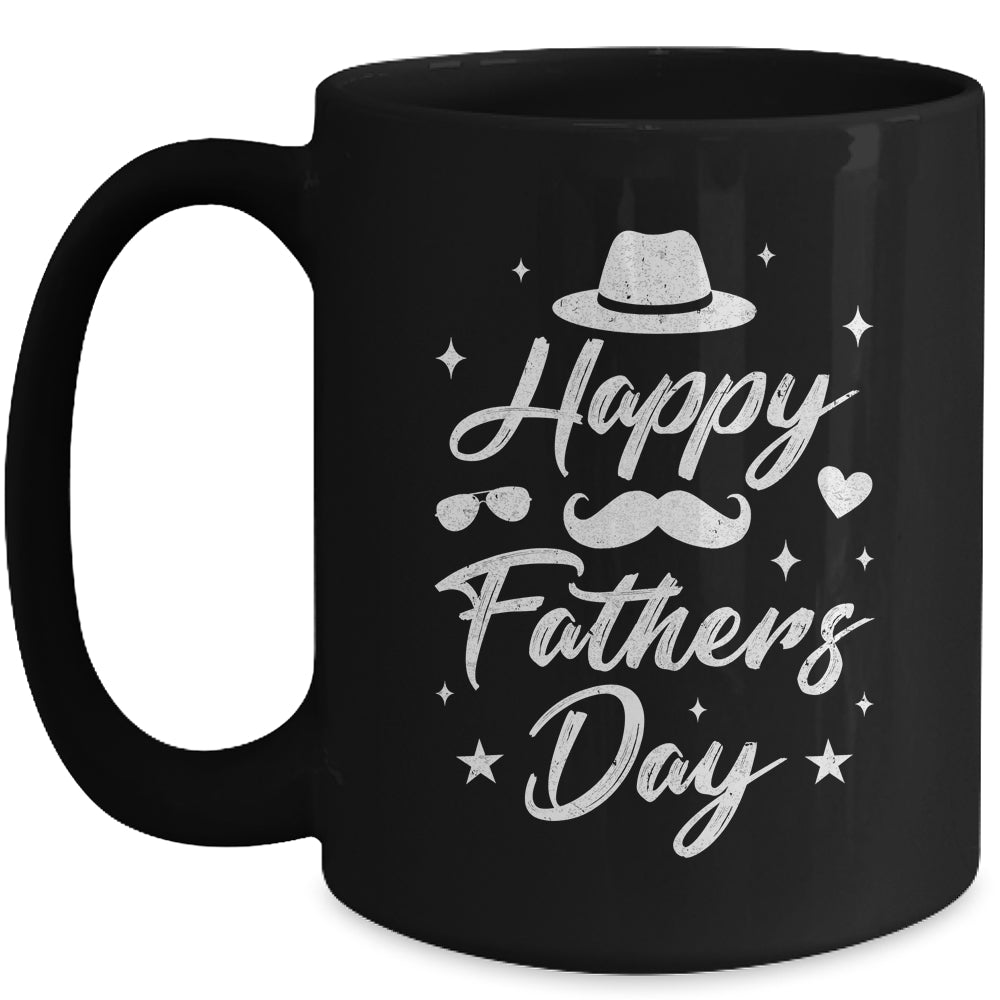 Happy Fathers Day 2024 For Men Dad Papa Grandpa Love Family Mug | teecentury