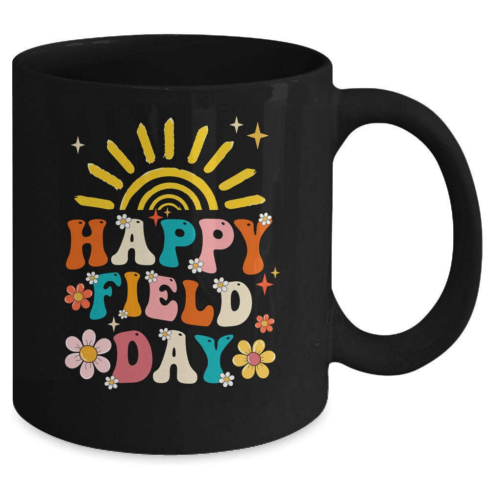 Happy Field Day Retro Groovy Field Day 2023 Last Day School Mug | teecentury