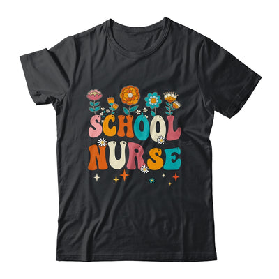 Happy First Day Of School Nurse Groovy Retro Back To School Shirt & Hoodie | teecentury