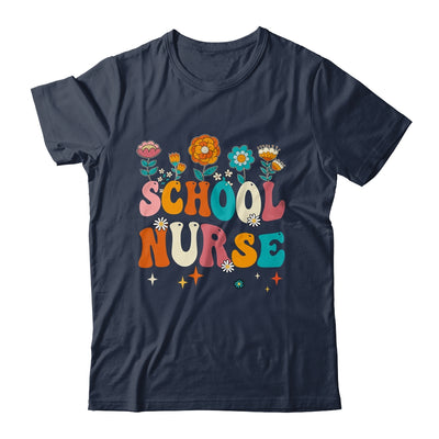 Happy First Day Of School Nurse Groovy Retro Back To School Shirt & Hoodie | teecentury