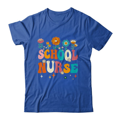 Happy First Day Of School Nurse Groovy Retro Back To School Shirt & Hoodie | teecentury