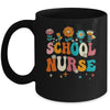 Happy First Day Of School Nurse Groovy Retro Back To School Mug | teecentury