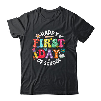 Happy First Day Of School Teacher Back To School Student Kid Shirt & Hoodie | teecentury