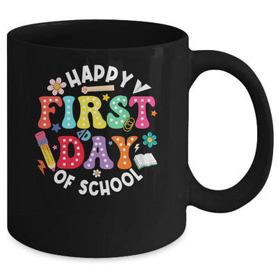 Happy First Day Of School Teacher Back To School Student Kid Mug | teecentury