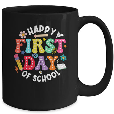 Happy First Day Of School Teacher Back To School Student Kid Mug | teecentury