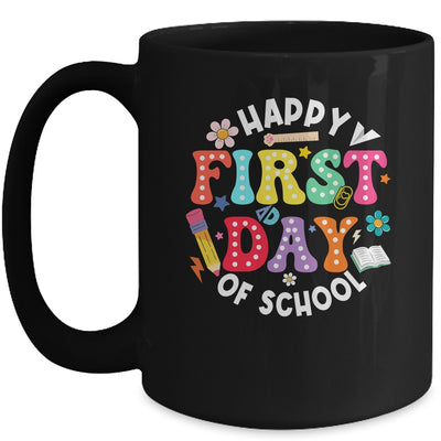 Happy First Day Of School Teacher Back To School Student Kid Mug | teecentury