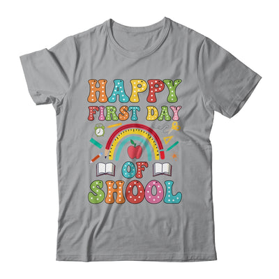 Happy First Day Of School Teacher Kids Back To School 2024 Shirt & Hoodie | teecentury