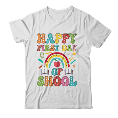 Happy First Day Of School Teacher Kids Back To School 2024 Shirt & Hoodie | teecentury