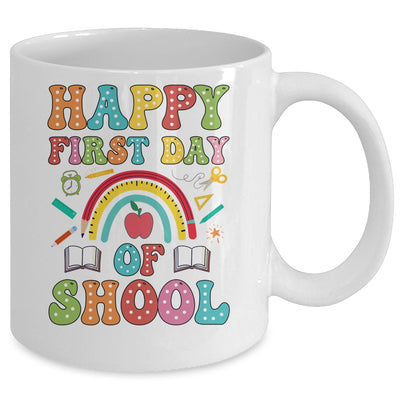 Happy First Day Of School Teacher Kids Back To School 2024 Mug | teecentury