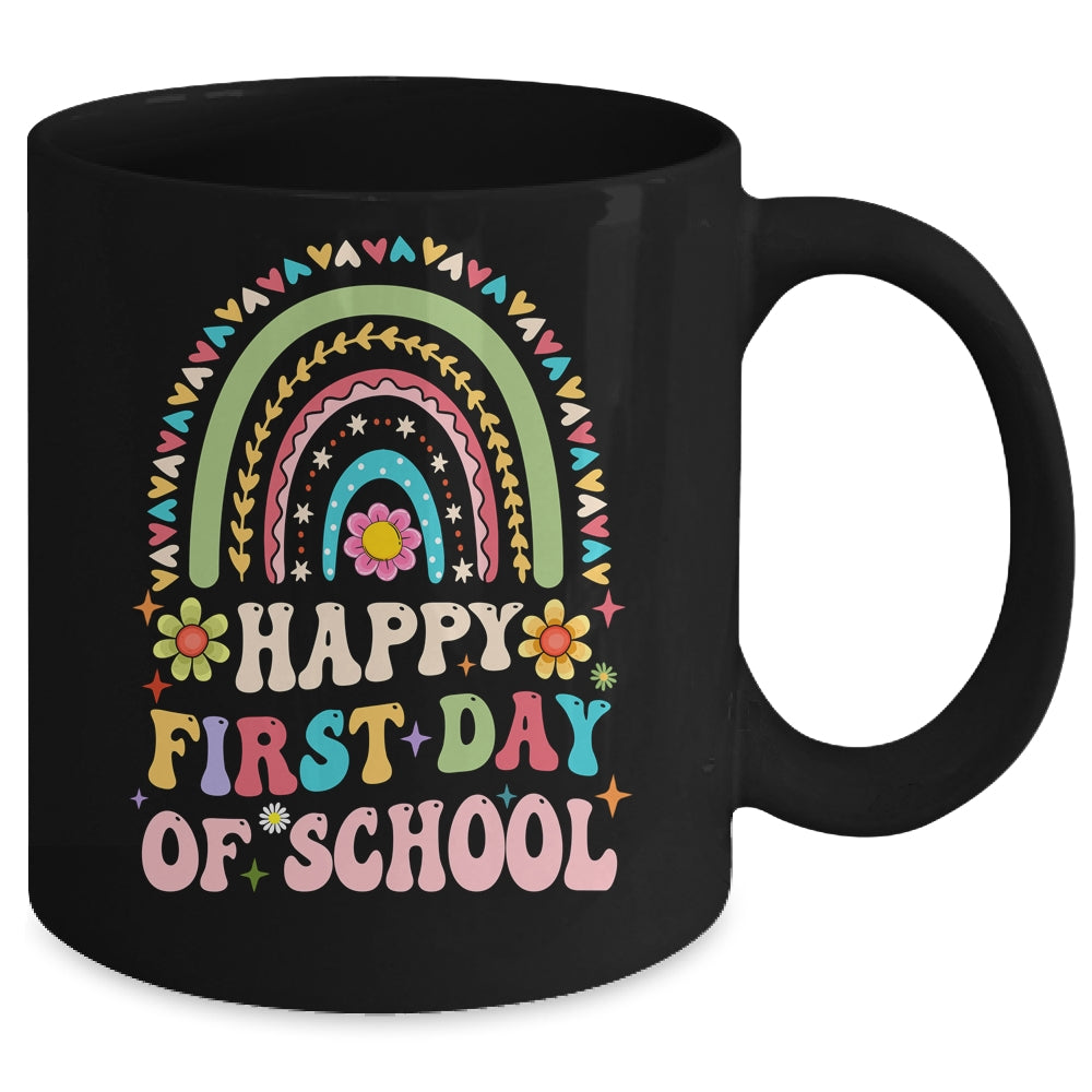 Happy First Day Of School Teachers Kids Back To School Mug | teecentury