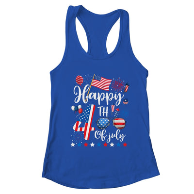 Happy Fourth Of July Patriotic US American Flag 4th Of July Shirt & Tank Top | teecentury