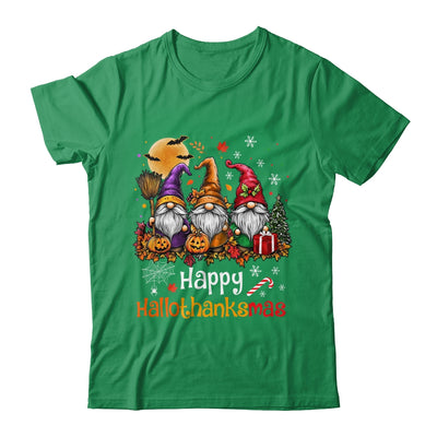Happy Hallothanksmas Gnomes Lover Halloween Merry Christmas Shirt & Sweatshirt | teecentury