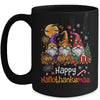 Happy Hallothanksmas Gnomes Lover Halloween Merry Christmas Mug | teecentury