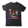Happy Hallothanksmas Skull Halloween Thanksgiving Xmas Shirt & Sweatshirt | teecentury