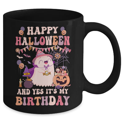 Happy Halloween And Yes It's My Birthday Halloween Party Mug | teecentury
