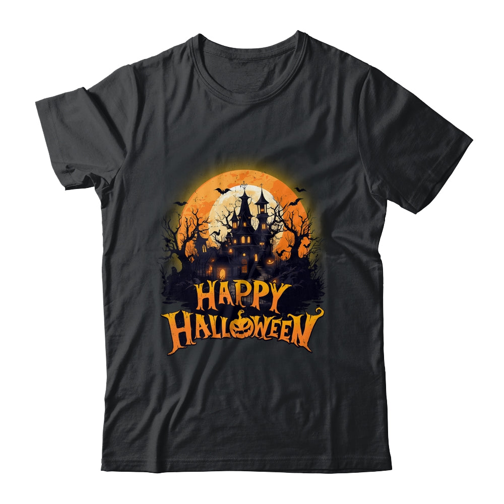 Happy Halloween Costumes Funny House Pumpkins Men Women Kid Shirt & Hoodie | teecentury