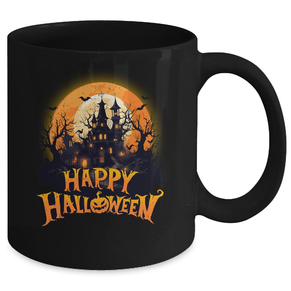Happy Halloween Costumes Funny House Pumpkins Men Women Kid Mug | teecentury