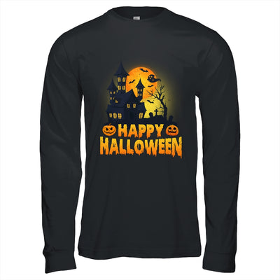 Happy Halloween Costumes Funny Pumpkins House Men Women Kid Shirt & Hoodie | teecentury
