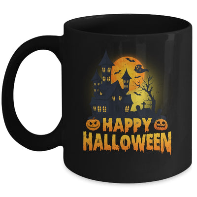Happy Halloween Costumes Funny Pumpkins House Men Women Kid Mug | teecentury
