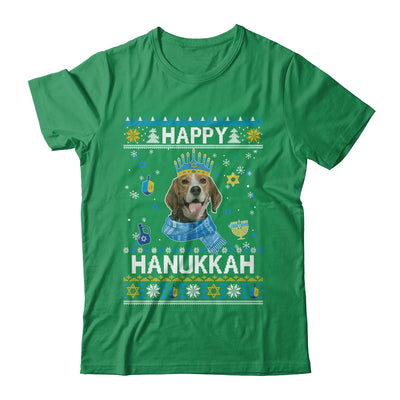 Happy Hanukkah Beagle Hanukkah Ugly Sweater Christmas Shirt & Sweatshirt | teecentury