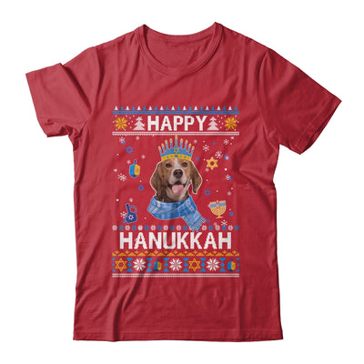 Happy Hanukkah Beagle Hanukkah Ugly Sweater Christmas Shirt & Sweatshirt | teecentury