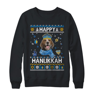 Happy Hanukkah Beagle Hanukkah Ugly Sweater Christmas Shirt & Sweatshirt | teecentury