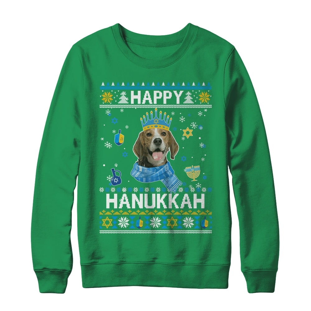 Happy Hanukkah Beagle Hanukkah Ugly Sweater Christmas Shirt & Sweatshirt | teecentury