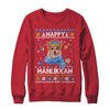 Happy Hanukkah Corgi Hanukkah Ugly Sweater Christmas Shirt & Sweatshirt | teecentury