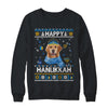 Happy Hanukkah Golden Retriever Hanukkah Ugly Sweater Christmas Shirt & Sweatshirt | teecentury