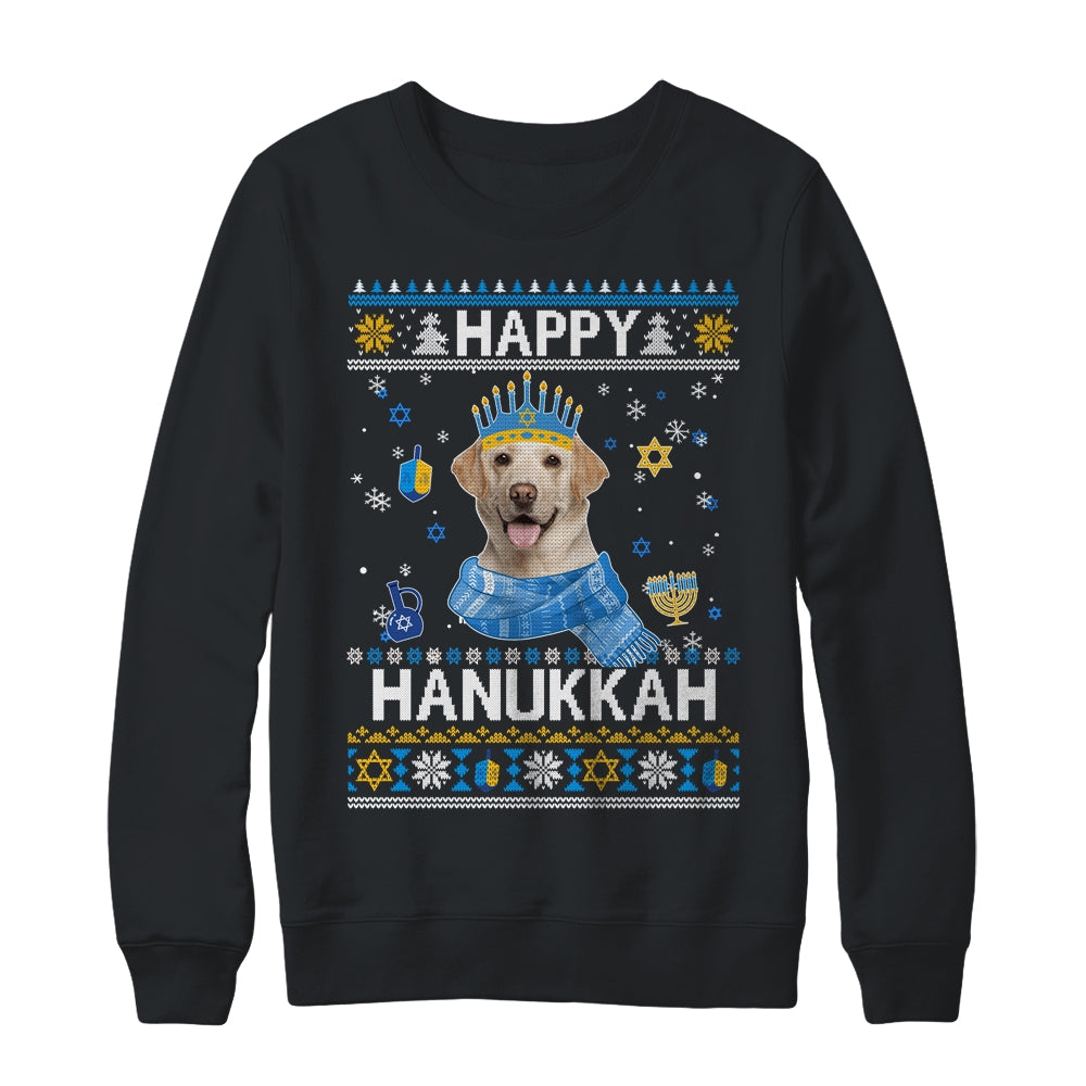 Happy Hanukkah Labrador Hanukkah Ugly Sweater Christmas Shirt & Sweatshirt | teecentury