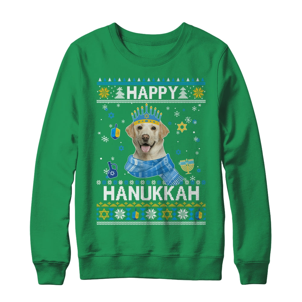 Happy Hanukkah Labrador Hanukkah Ugly Sweater Christmas Shirt & Sweatshirt | teecentury