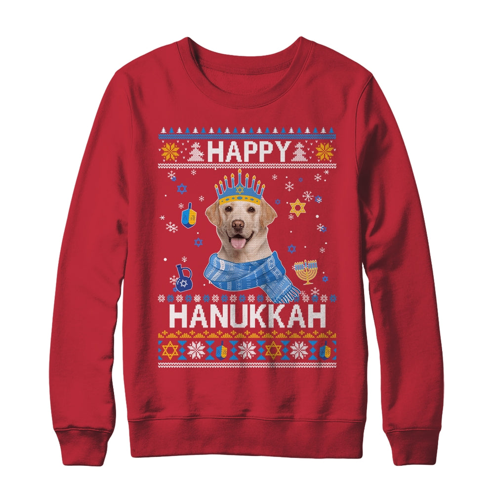 Happy Hanukkah Labrador Hanukkah Ugly Sweater Christmas Shirt & Sweatshirt | teecentury