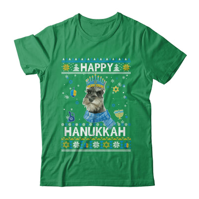 Happy Hanukkah Schnauzer Hanukkah Ugly Sweater Christmas Shirt & Sweatshirt | teecentury