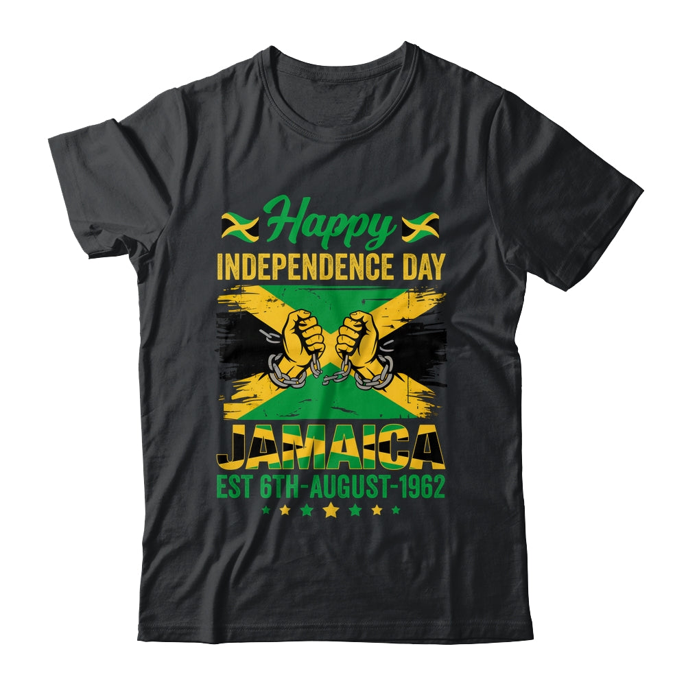 Happy Independence Day Jamaica 1962 Jamaican Men Women Shirt & Tank Top | teecentury