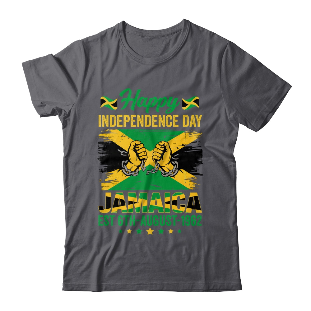 Happy Independence Day Jamaica 1962 Jamaican Men Women Shirt & Tank Top | teecentury