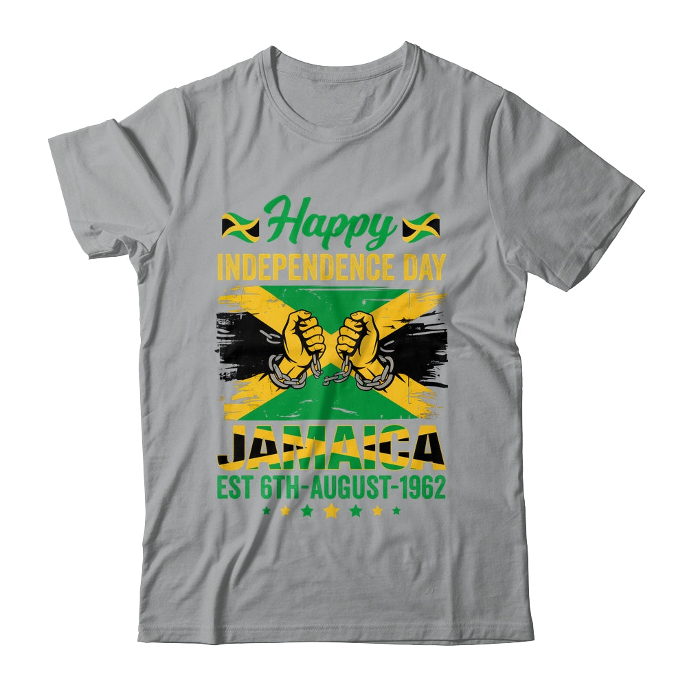 Happy Independence Day Jamaica 1962 Jamaican Men Women Shirt & Tank Top | teecentury