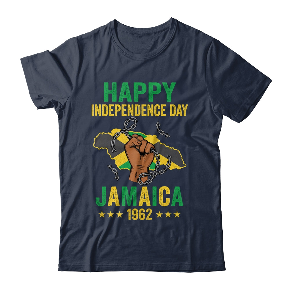 Happy Independence Day Jamaica Flag Jamaican 1962 Design Shirt & Tank Top | teecentury