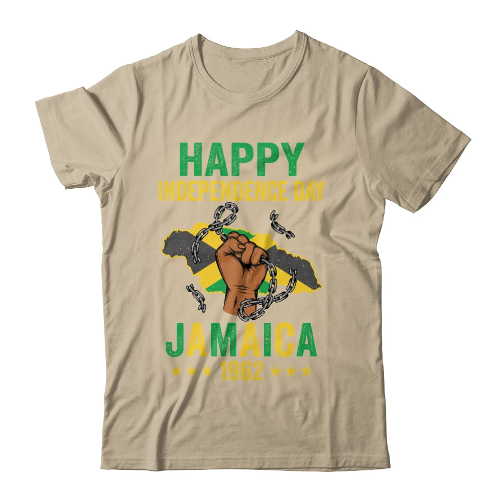 Happy Independence Day Jamaica Flag Jamaican 1962 Design Shirt & Tank Top | teecentury