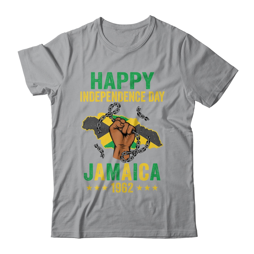 Happy Independence Day Jamaica Flag Jamaican 1962 Design Shirt & Tank Top | teecentury
