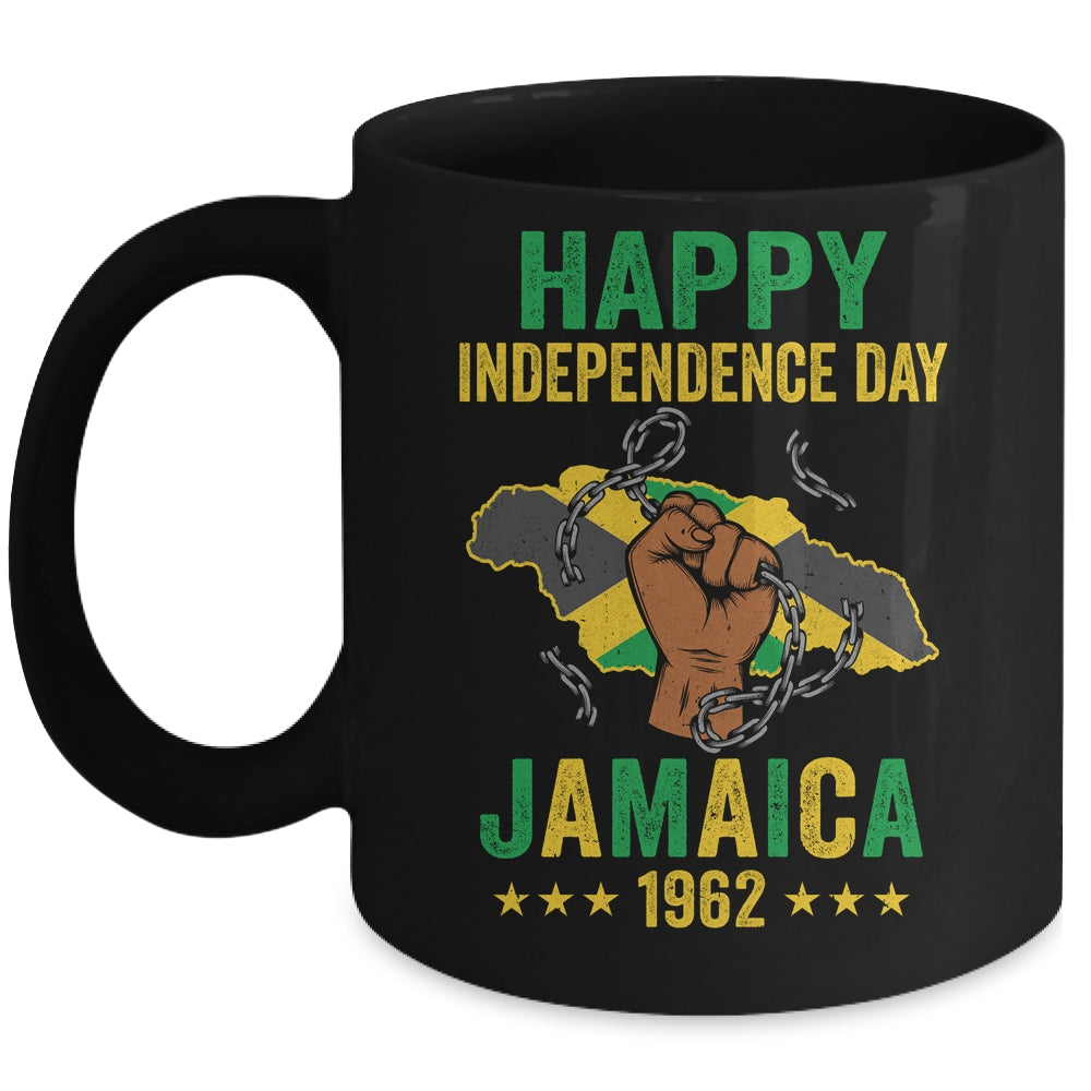 Happy Independence Day Jamaica Flag Jamaican 1962 Design Mug | teecentury