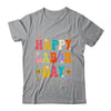 Happy Labor Day Groovy Vintage Funny Proud Labor Matching Shirt & Hoodie | teecentury