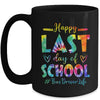 Happy Last Day Of School Bus Driver Life Summer Tie Dye Mug | teecentury