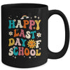 Happy Last Day Of School Graduation Groovy Teacher Student Mug | teecentury